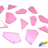 Pink Cut Mirror Stones (Pink-008)