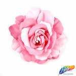 CLOSEOUT! 3D 2-tone Fabric Rose Flower Brooches (2 pieces)