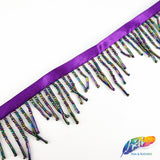 1 3/4" Variegated Beaded Fringe with Bugle & Seed Beads, FR-010