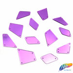 Purple Cut Mirror Stones (Purple-015)