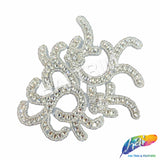 Beaded Rhinestone Motif Applique, RA-013