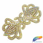 Beaded Rhinestone Motif Applique, RA-019