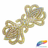 Beaded Rhinestone Motif Applique, RA-019