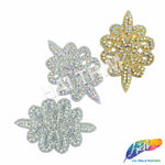 Beaded Rhinestone Motif Applique, RA-037