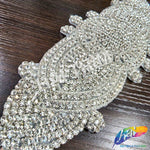 Beaded Rhinestone Motif Applique, RA-040