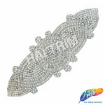 Beaded Rhinestone Motif Applique, RA-040