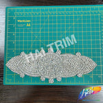 Beaded Rhinestone Motif Applique, RA-040