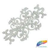 Beaded Rhinestone Motif Applique, RA-067