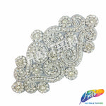 Beaded Rhinestone Motif Applique, RA-068