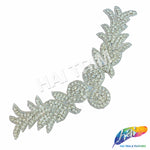 Beaded Rhinestone Motif Applique, RA-084