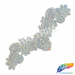 Beaded Rhinestone Motif Applique, RA-207 (S)