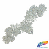 Beaded Rhinestone Motif Applique, RA-207 (L)