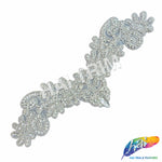 Beaded Rhinestone Motif Applique, RA-207 (S)