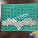 Beaded Rhinestone Motif Applique, RA-207 (S)