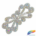Beaded Rhinestone Motif Applique, RA-211