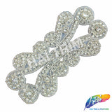 Beaded Rhinestone Motif Applique, RA-211