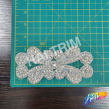 Beaded Rhinestone Motif Applique, RA-211