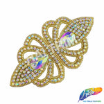 Beaded Rhinestone Motif Applique, RA-242