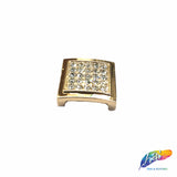 Square Rhinestone Buckle (2 pieces), RB-060