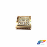 Square Rhinestone Buckle (2 pieces), RB-060