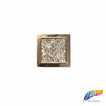 Square Rhinestone Buckle (2 pieces), RB-060
