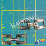 Gold/Crystal Rhinestone Buckle (2 pieces), RB-070