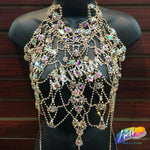 SALE! Crystal Rhinestone Couture Bodice Necklace, RCN-001