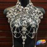 SALE! Crystal Rhinestone Couture Bodice Necklace, RCN-001