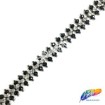 1/2" Bead Rhinestone Cupchain Trim, RT-026