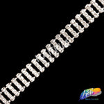 3/8" Horizontal Bar Rhinestone Cupchain Trim, RT-036