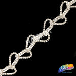 1" Crystal Loop Rhinestone Trim, RT-051