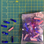 CLOSEOUT! Cobalt Blue Acrylic Stones (sold per pack), A44