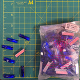 CLOSEOUT! Cobalt Blue Acrylic Stones (sold per pack), A44