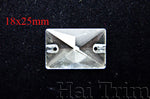 18x25mm Rectangle Crystal Sew-on Rhinestones