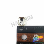 10x14mm Crystal Octagon Sew-on Rhinestone w/ Metal Setting