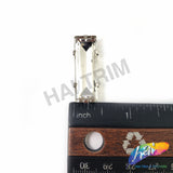 10x30mm Crystal Rectangle Sew-on Rhinestone w/ Metal Setting