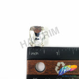 13x18mm Crystal Rectangle Sew-on Rhinestone w/ Metal Setting