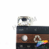 13x18mm Crystal Rectangle Sew-on Rhinestone w/ Metal Setting