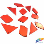 Red Cut Mirror Stones (Red-003)