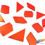 Red Cut Mirror Stones (Red-003)