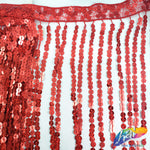 Color AB Sequins Fringe (6" 12" 16"), SEQ-001 AB