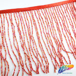 2" Beaded Fringe with 2-3mm Bugle Beads FR-011