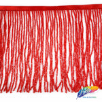 6" Beaded Fringe with 2-3mm Bugle Beads, FR-013
