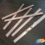 Rose Gold Rectangle Mirror Stones