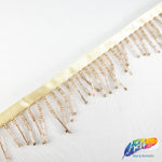 1 3/4" Variegated Beaded Fringe with Bugle & Seed Beads, FR-010