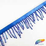 1 3/4" Variegated Beaded Fringe with Bugle & Seed Beads, FR-010