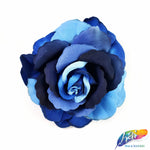 CLOSEOUT! 3D 2-tone Fabric Rose Flower Brooches (2 pieces)