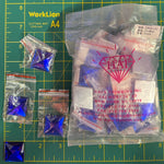 CLOSEOUT! Cobalt Blue Acrylic Stones (sold per pack), A44