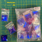 CLOSEOUT! Cobalt Blue Acrylic Stones (sold per pack), A44