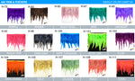 4-6" Bleached Dyed Saddle Fringe (1 Yard)